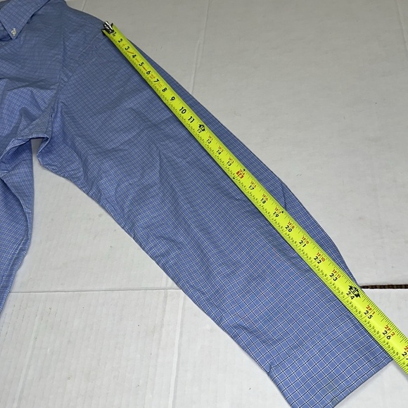 Ralph Lauren Men’s XLarge Custom Fit Blue White Long Sleeve Button Down NWOT - Picture 9 of 9